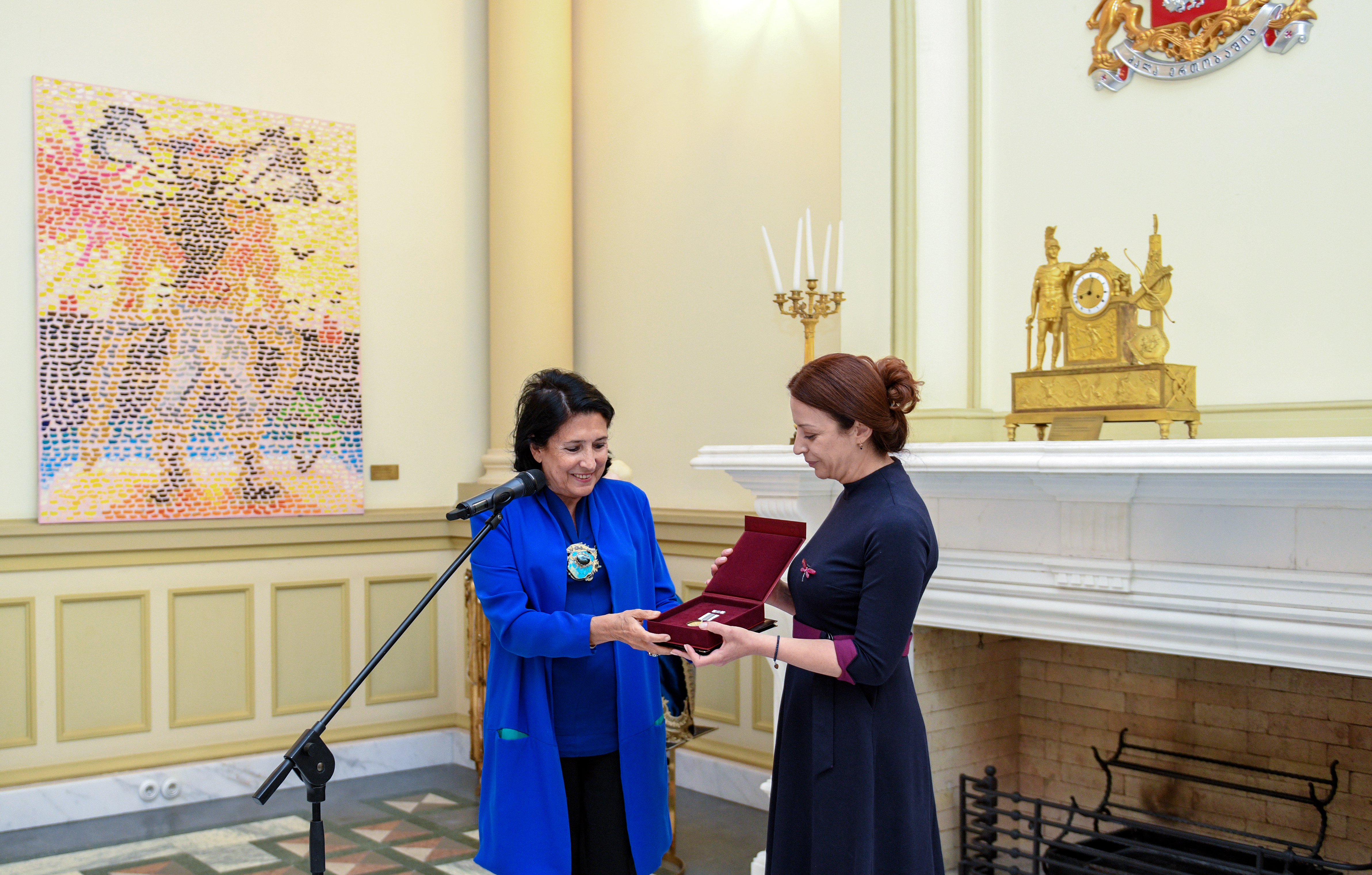 The President of Georgia Awarded the General Director of the Tbilisi Museums Union Nini Sanadiradze with a Medal of Honor DSC 5216 1 - The President of Georgia Awarded the General Director of the Tbilisi Museums Union Nini Sanadiradze with a Medal of Honor
