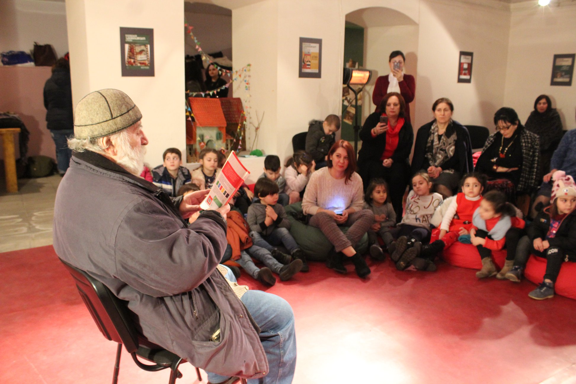 31 - World Book Reading Day - meeting with Guram Petriashvili